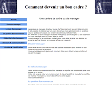 Tablet Screenshot of etre-cadre.fr